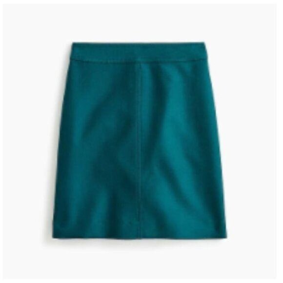 NEW J. Crew | Princess Mini Skirt in Double Serge Wool Sz 8P - Picture 2 of 9